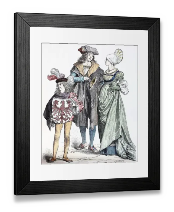 Framed Print : Folk traditional costume, clothing Framed Print : Folk traditional costume, clothing