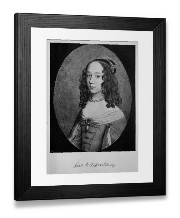 Framed Print : Luise, Louise, Henriette of Orange-Nassau