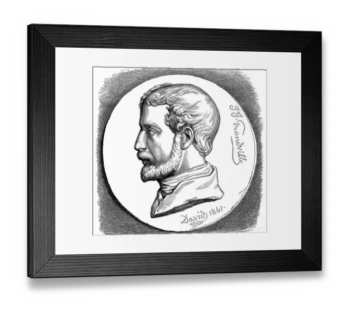 Framed Print : Grandville, born 1803, died 1847 Framed Print : Grandville, born 1803, died 1847