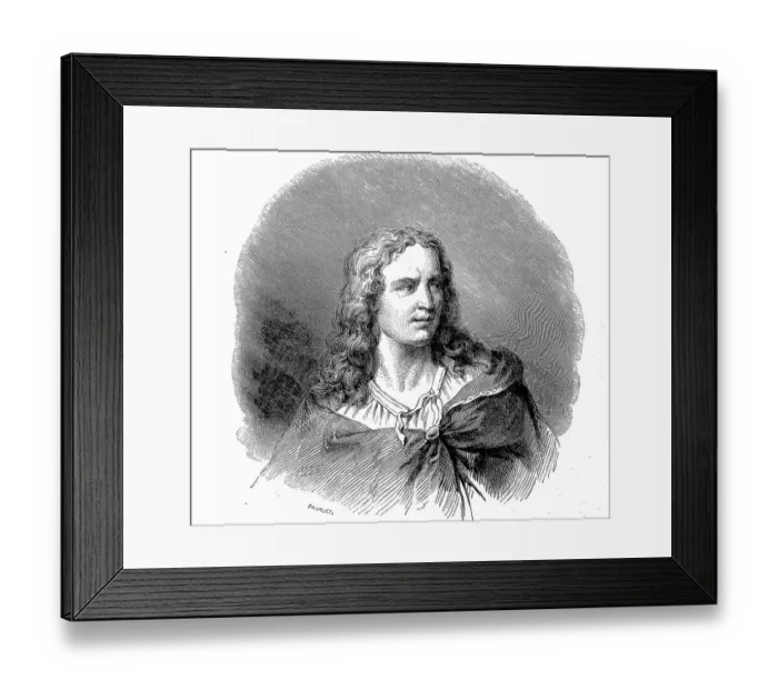 Framed Print : Gerard Audran, born 1640, died 1703 Framed Print : Gerard Audran, born 1640, died 1703