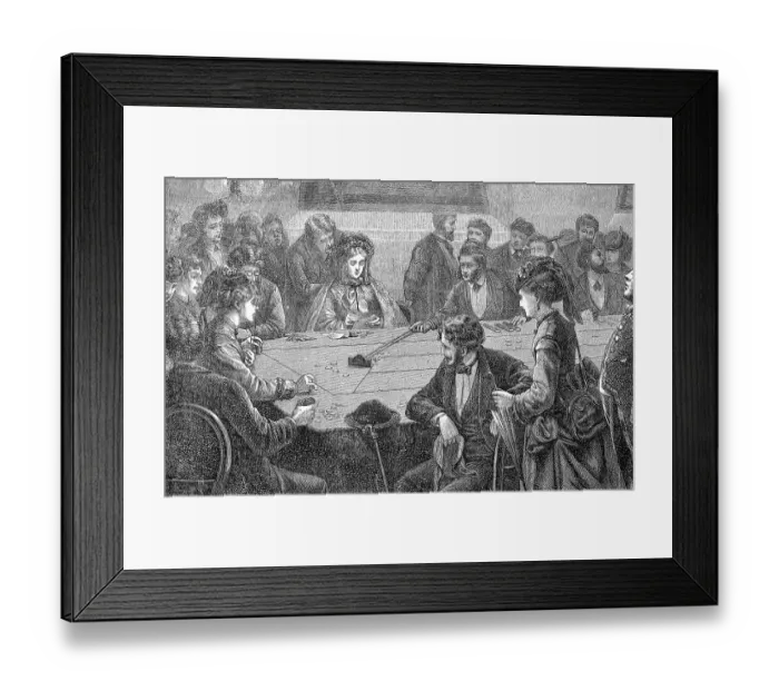 Framed Print : In the Monte Carlo Casino, 1889