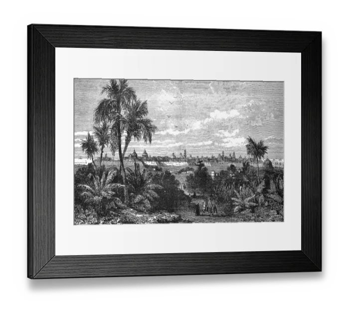 Framed Print : View of Vera Cruz, 1888, Mexico Framed Print : View of Vera Cruz, 1888, Mexico