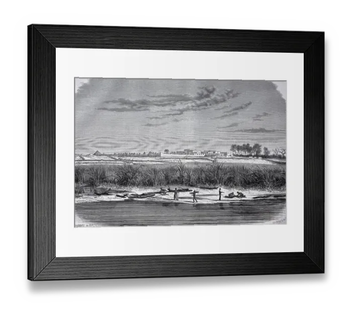 Framed Print : Fachoda (or Pachodo in Shilluk language)