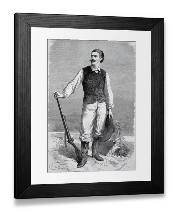 Framed Print : Georg August Schweinfurth, Russian-Baltic German explorer of Africa
