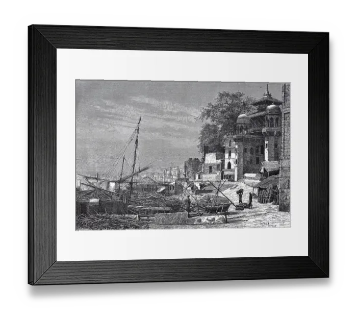 Framed Print : Pagoda Nepalaise, the Nepal Temple