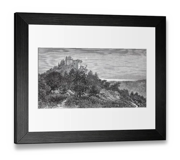 Framed Print : Monastery de lAnnonciade near Menton Framed Print : Monastery de lAnnonciade near Menton