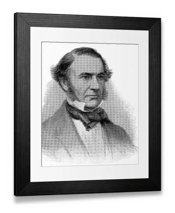 Framed Print : William Ewart Gladstone, 29 December 1809