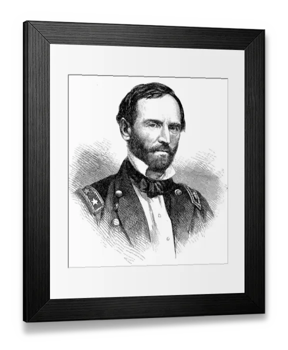 Framed Print : William Tecumseh Sherman, 8 February 1820