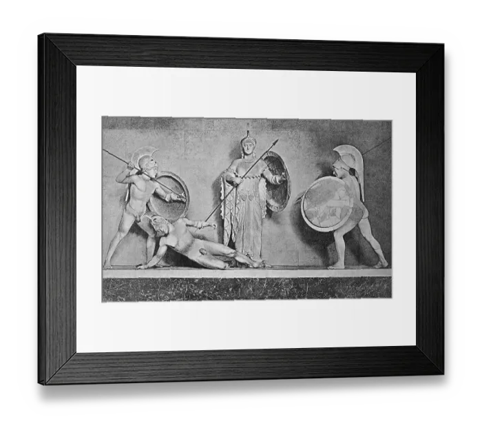 Framed Print : Battle for the corpse of Achilles