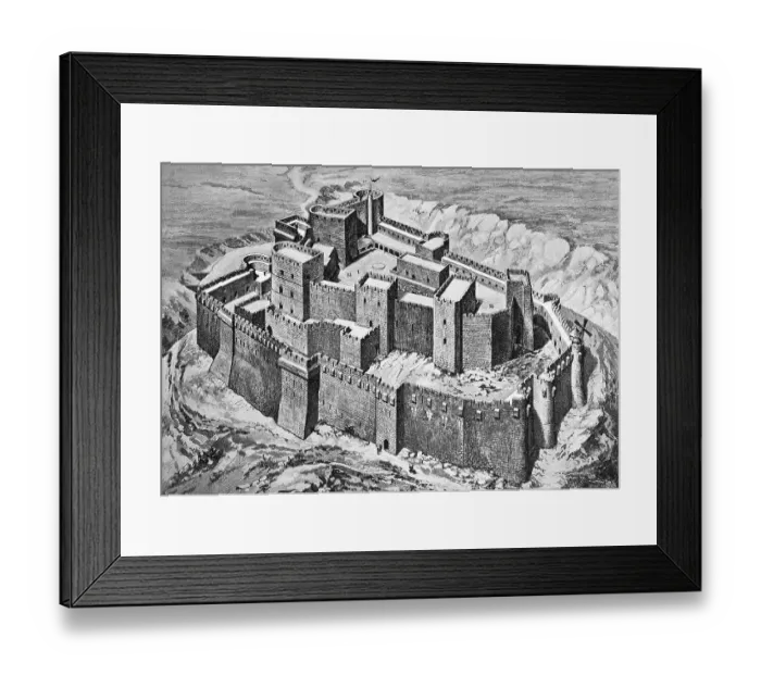 Framed Print : Krak of the Hospitaller Knights in Syria