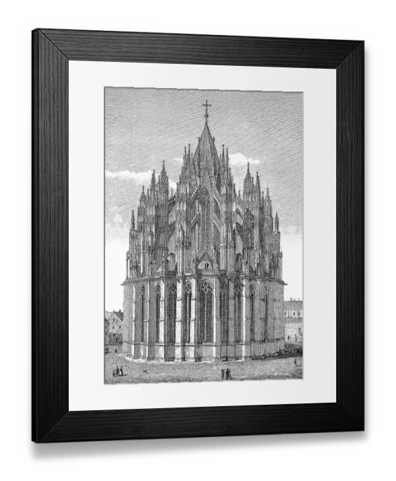 Framed Print : Choir of Cologne Cathedral, Cologne Cathedral