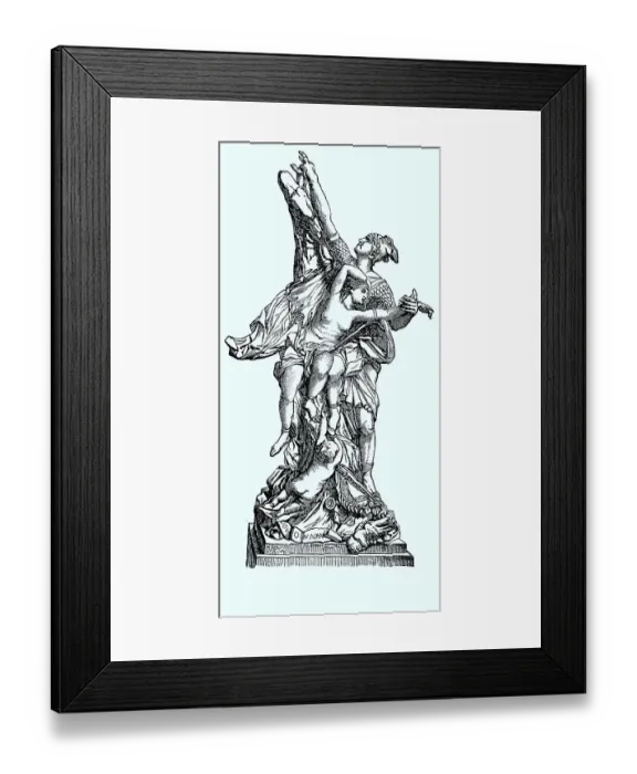 Framed Print : Perseus liberates Andromeda, by Pierre Puget Framed Print : Perseus liberates Andromeda, by Pierre Puget