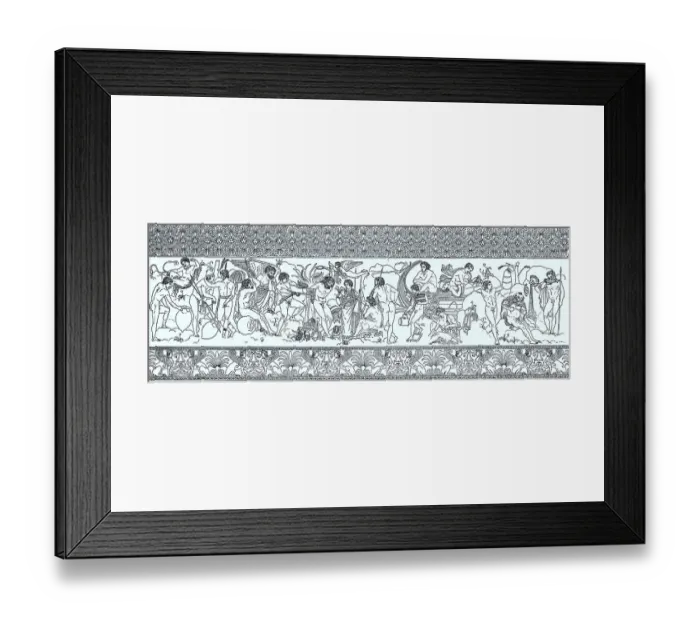 Framed Print : Main picture of the Ficoronian Cist Framed Print : Main picture of the Ficoronian Cist