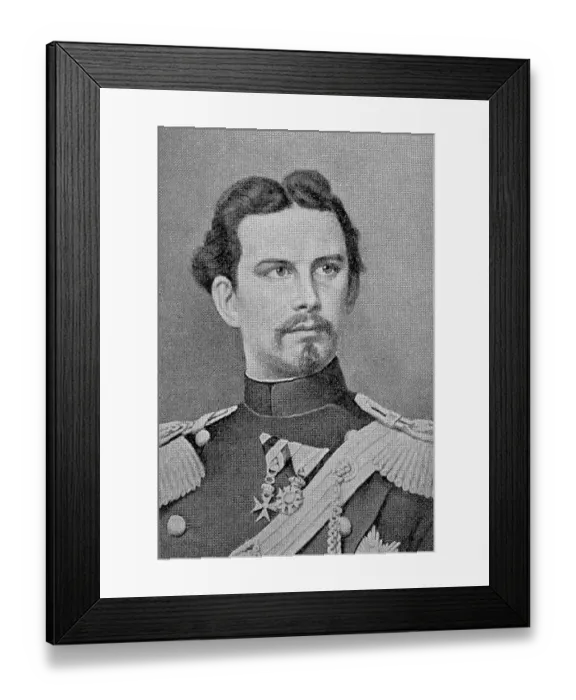 Framed Print : Ludwig II Otto Friedrich Wilhelm von Wittelsbach