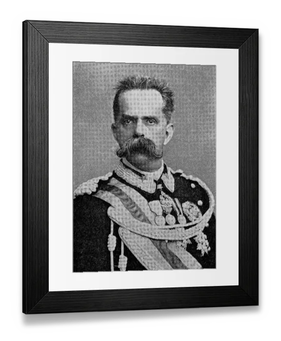 Framed Print : Umberto I. also Humbert I. with full name Umberto Rainerio Carlo Emanuele Giovanni Maria Ferdinando Eugenio di Savoia Framed Print : Umberto I. also Humbert I. with full name Umberto Rainerio Carlo Emanuele Giovanni Maria Ferdinando Eugenio di Savoia
