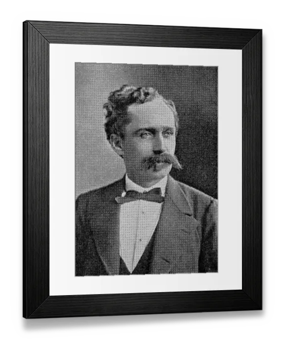 Framed Print : Gustav Nachtiga, 23 February 1834
