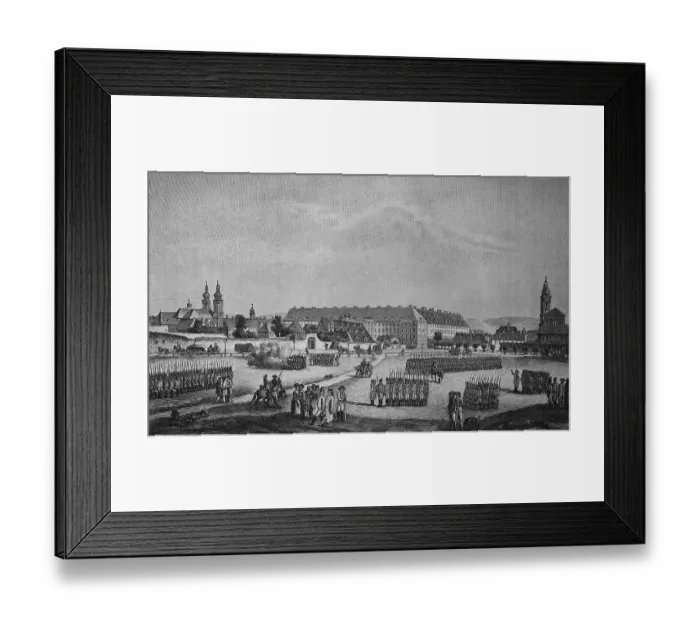 Framed Print : Vienna, Austria, view from 1762
