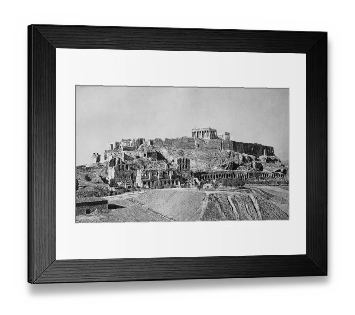 Framed Print : Ruins of the Acropolis of Athens