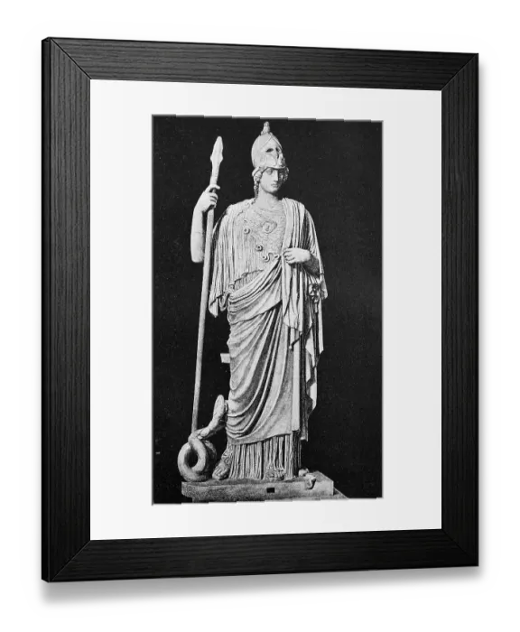 Framed Print : Pallas Athena, Athena or Athena is a goddess of Greek mythology Framed Print : Pallas Athena, Athena or Athena is a goddess of Greek mythology