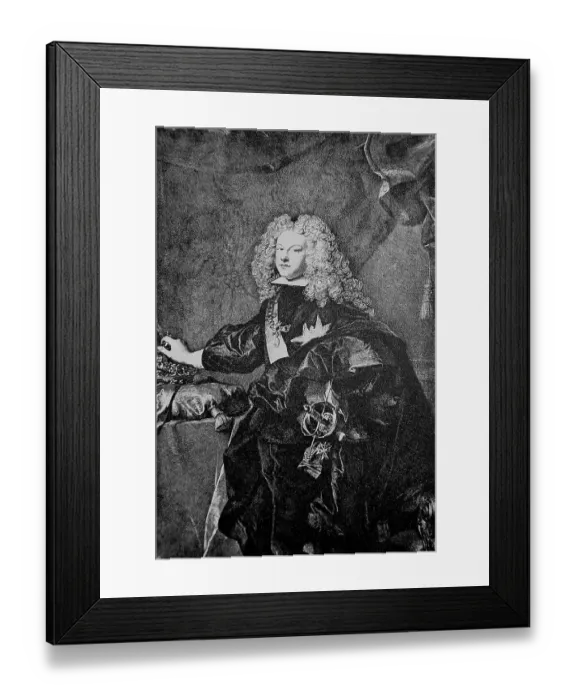 Framed Print : Felipe V, 19 December 1683, 9 July 1746