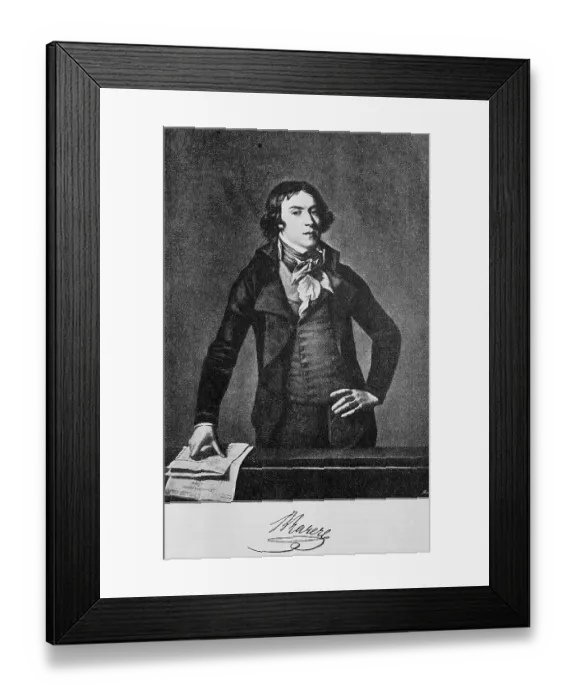 Framed Print : Barere speaks against the citizen Capet
