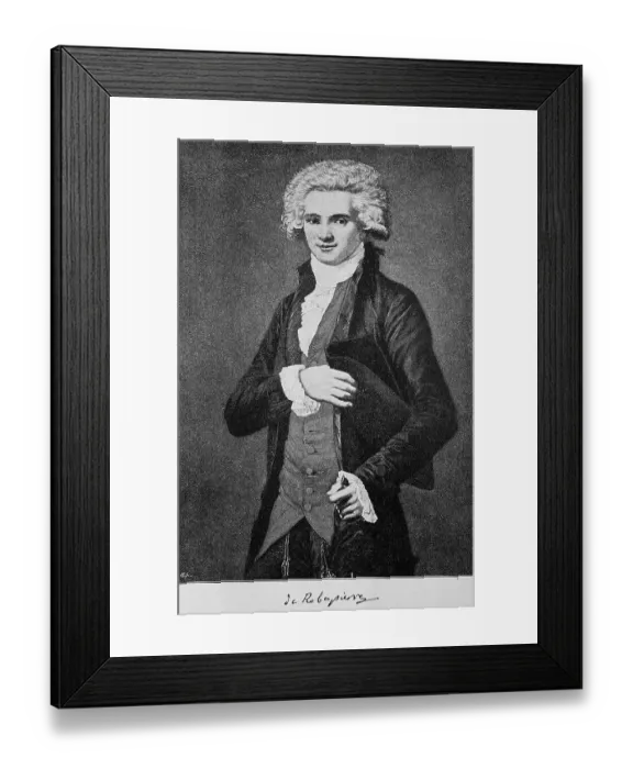 Framed Print : Maximilien de Robespierre, 6 May 1758 Framed Print : Maximilien de Robespierre, 6 May 1758