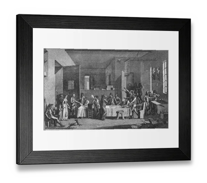 Framed Print : Meeting of a Revolutionary Committee during the Reign of Terror 1793 Framed Print : Meeting of a Revolutionary Committee during the Reign of Terror 1793