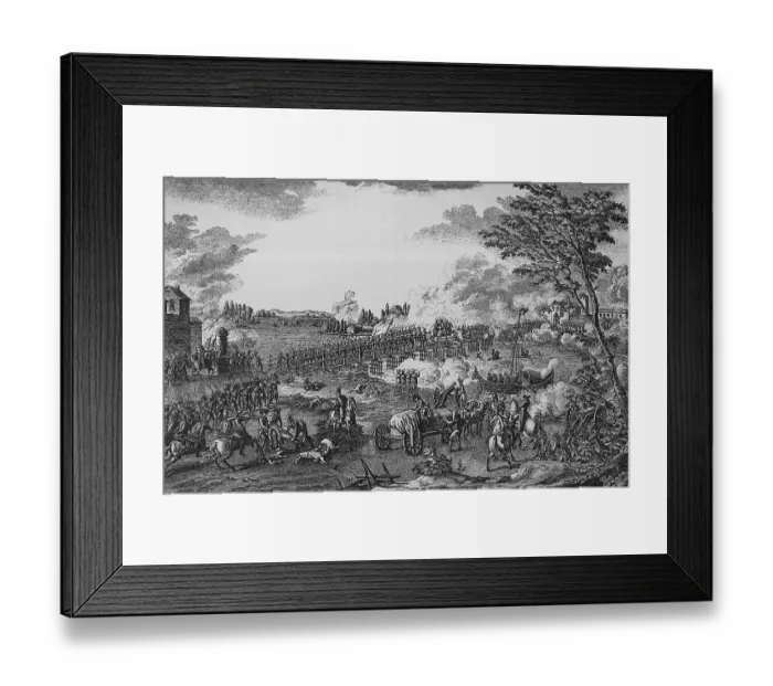 Framed Print : The Battle of Lodi, Battle of Lodi Bridge