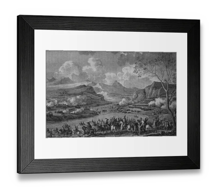Framed Print : Battle of Tagliamento, Italy, on 16 March 1797 Framed Print : Battle of Tagliamento, Italy, on 16 March 1797
