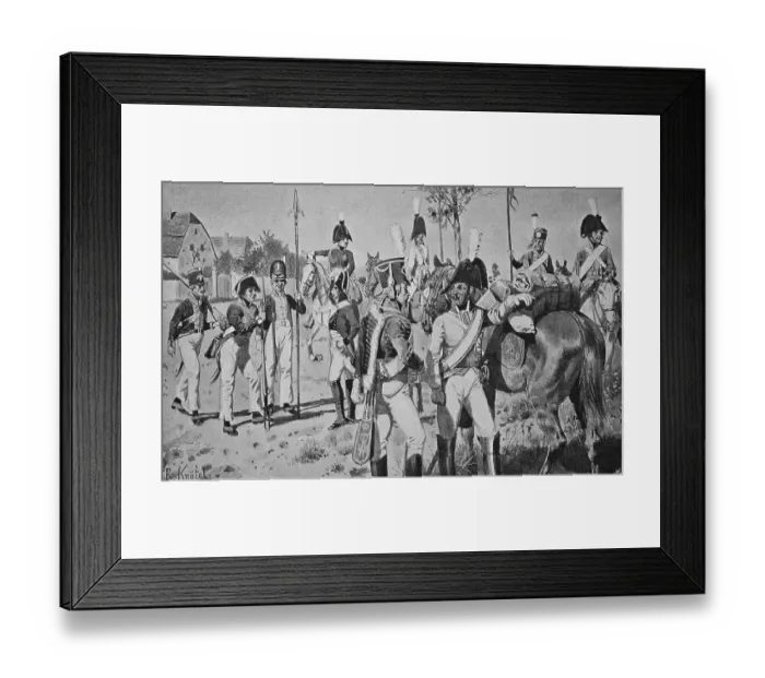 Framed Print : Prussian Troops in 1806, Prussia