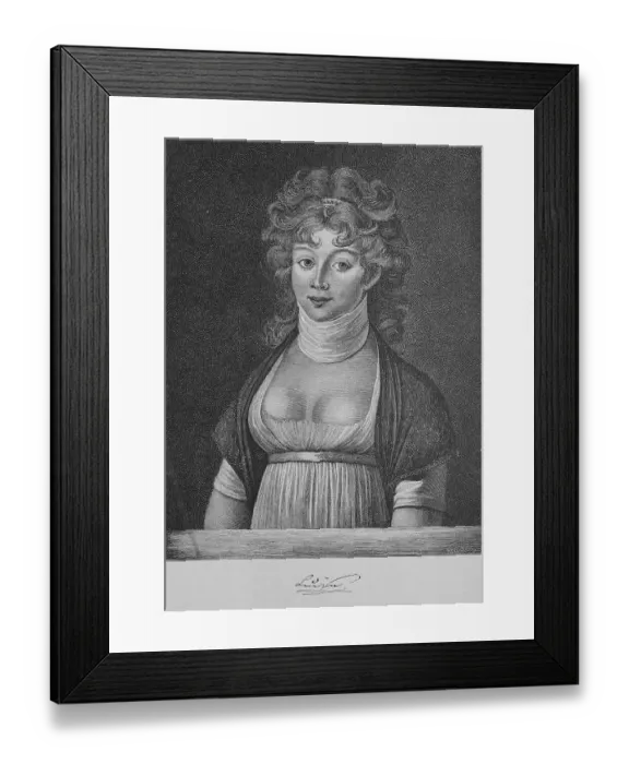 Framed Print : Luise Duchess of Mecklenburg-Strelitz Framed Print : Luise Duchess of Mecklenburg-Strelitz