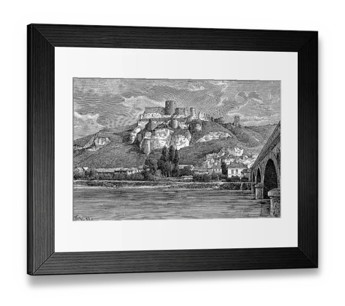 Framed Print : The Hotel dit Chateau-Gaillard