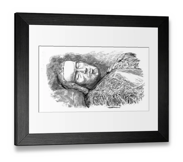 Framed Print : Emperor Henry VII on his marble sarcophagus at Pisa Framed Print : Emperor Henry VII on his marble sarcophagus at Pisa