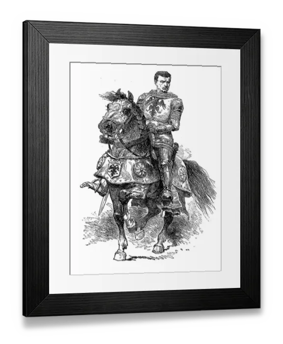 Framed Print : Bertrand du Guesclin, 1320-1380