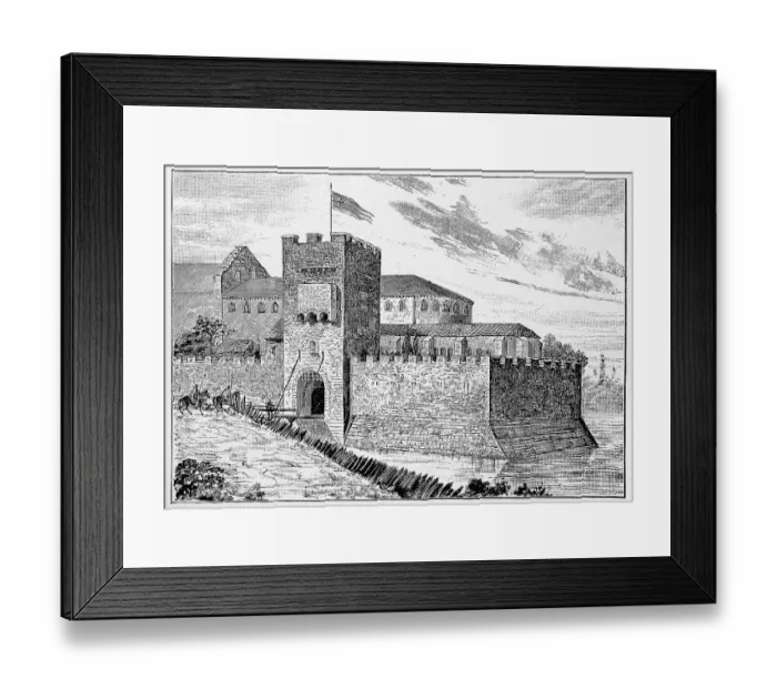 Framed Print : Order House of the Templars in England Framed Print : Order House of the Templars in England