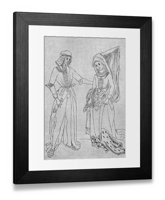 Framed Print : Maximilian and his bride Mary of Burgundy Framed Print : Maximilian and his bride Mary of Burgundy