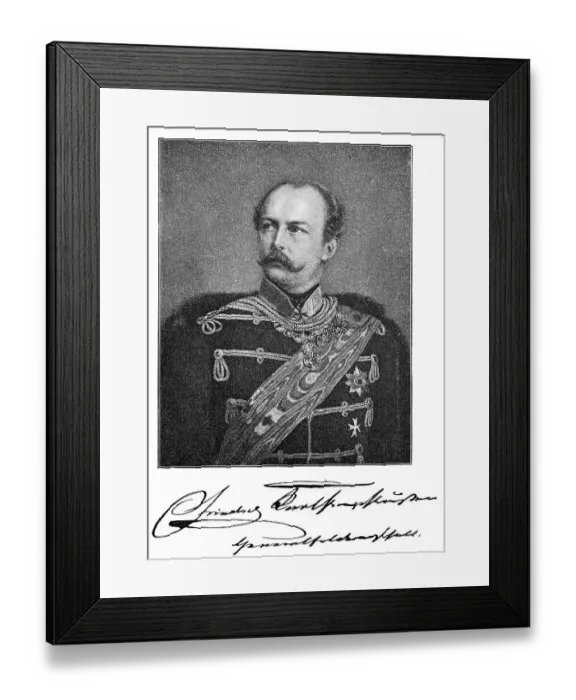 Framed Print : Frederick Charles Nicholas of Prussia Framed Print : Frederick Charles Nicholas of Prussia
