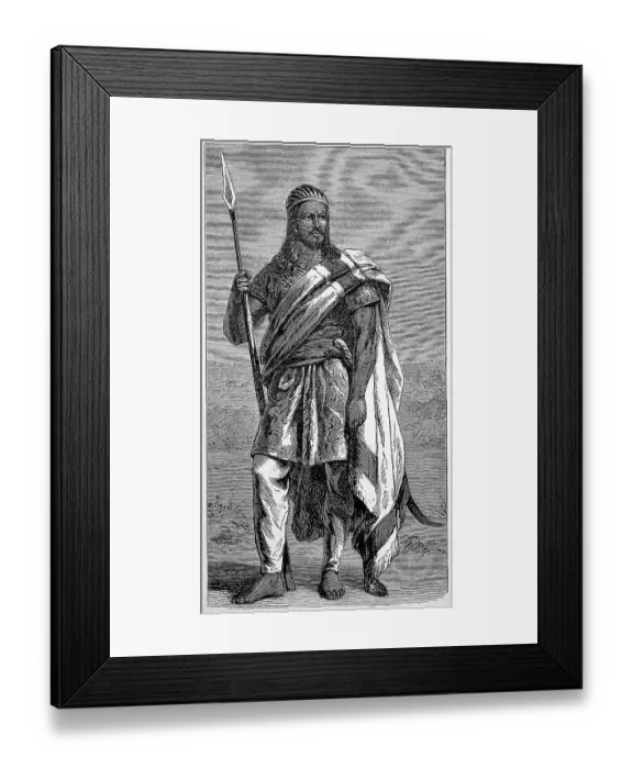 Framed Print : Theodore II Kassa Hailu, 1818, 1868 Framed Print : Theodore II Kassa Hailu, 1818, 1868