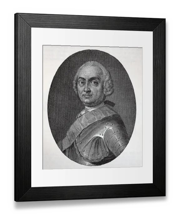 Framed Print : Count Kurt Christoph von Schwerin Framed Print : Count Kurt Christoph von Schwerin