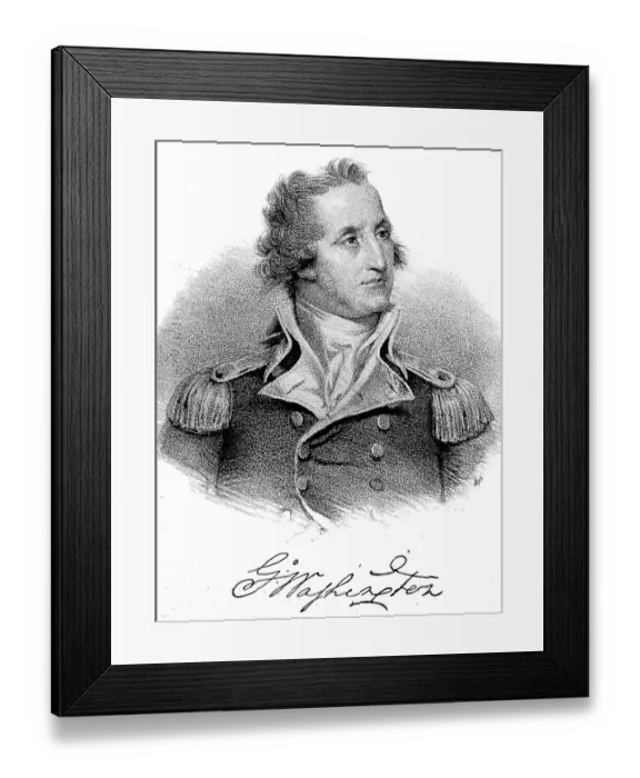 Framed Print : George Washington, 22 February 1732 Framed Print : George Washington, 22 February 1732