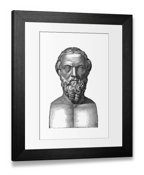 Framed Print : Herodotus of Halicarnassus, Halicarnassus Framed Print : Herodotus of Halicarnassus, Halicarnassus