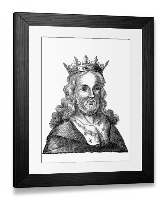 Framed Print : Philip III the Bold, Philippe III le Hardi Framed Print : Philip III the Bold, Philippe III le Hardi