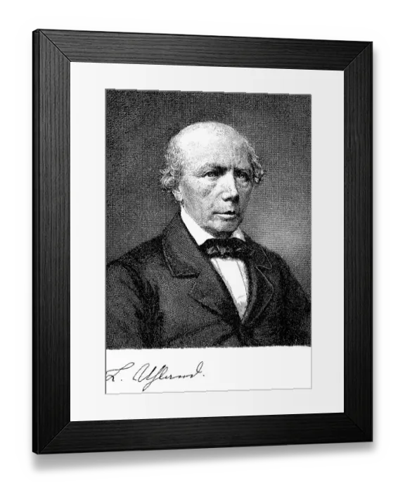 Framed Print : Johann Ludwig Uhland, 26 April 1787