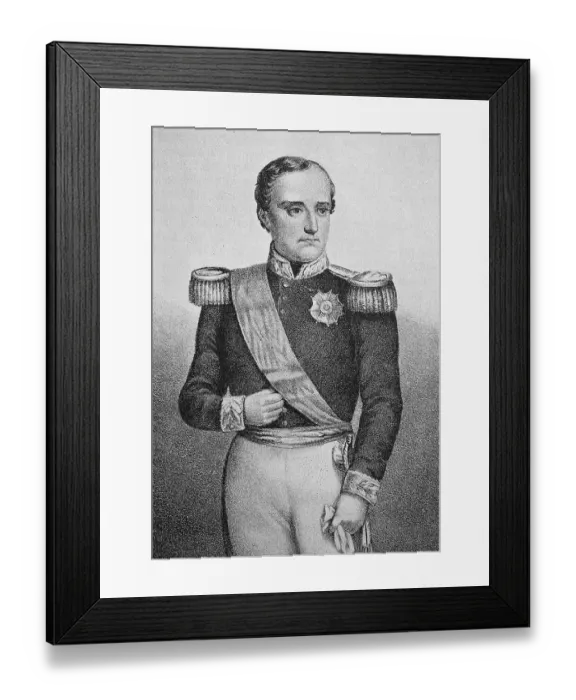 Framed Print : Napoleon Bonaparte, as Emperor Napoleon I 15 August 1769