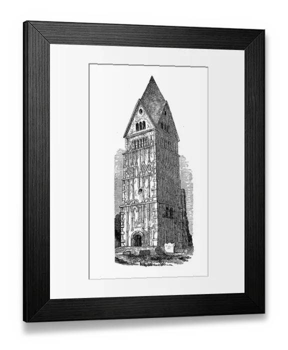 Framed Print : The Tower of Earl Barton in Northhamptonshire