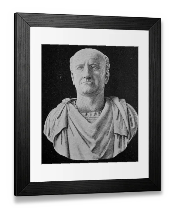 Framed Print : Vespasian, 17 November 9, 23 June 79 Framed Print : Vespasian, 17 November 9, 23 June 79