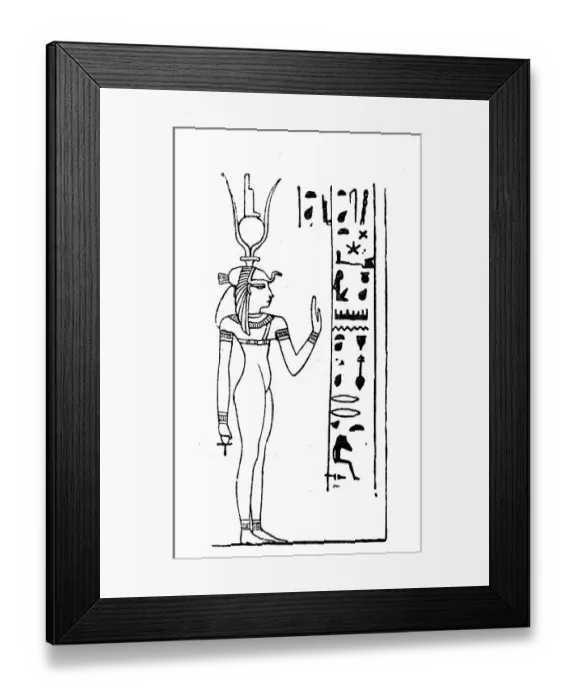 Framed Print : Isis is a goddess of Egyptian mythology Framed Print : Isis is a goddess of Egyptian mythology