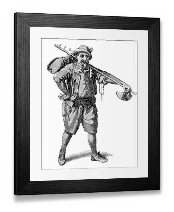 Framed Print : Man of the People, Italy, 17th century