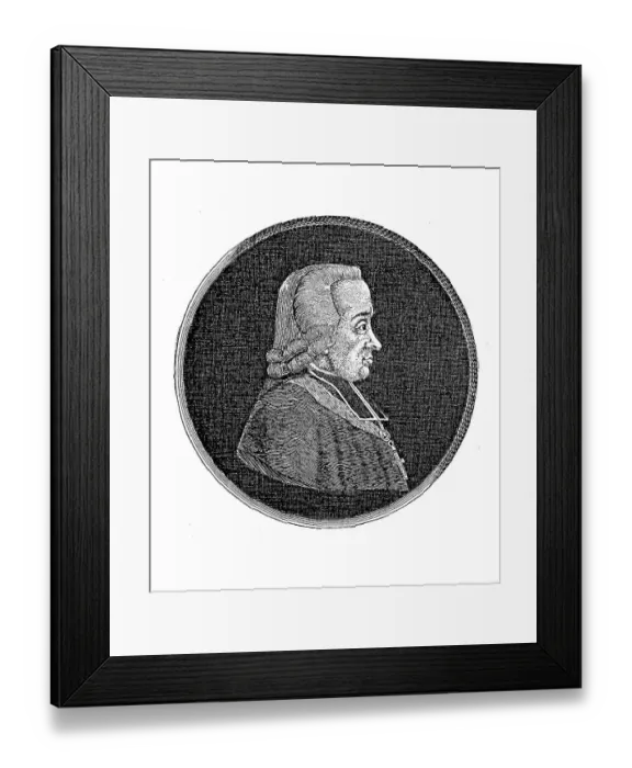 Framed Print : Johann Nikolaus von Hontheim, 27 January 1701 -2 September 1790