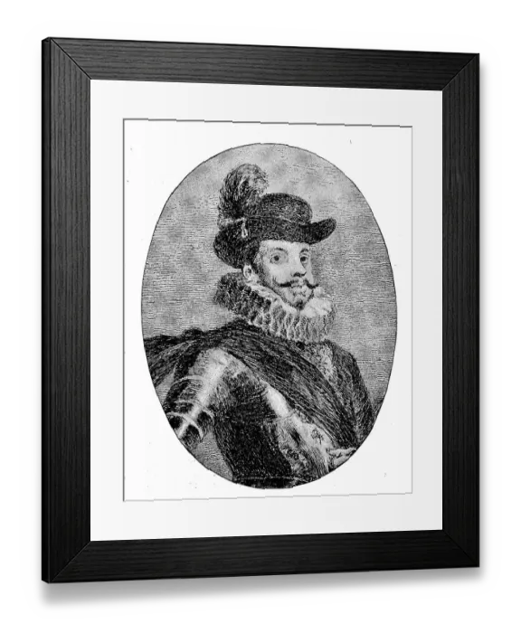 Framed Print : Philip III Felipe III 14 April 1578